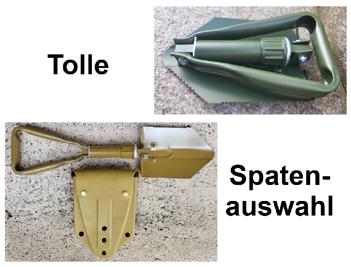 Spatenauswahl 