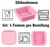 Silikonformen - 100% Handmade - 4er Set