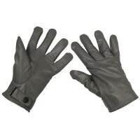 Bundeswehr Leder - Handschuhe - Kamfhandschuh -  leicht gefüttert - Unisex - MFH