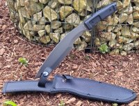 MFH Buschmesser - "Kurki" - Klinge ca, 22 cm - Nylonschneide -Edelstahlklinge mit Titanbeschichtung