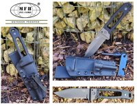 Messer Set - "Scorpion" -  G10 Griff - Schwarz...