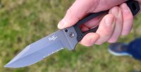 Messer Set - "Scorpion" -  G10 Griff - Schwarz - Kydex Scheide - Feuerstarter