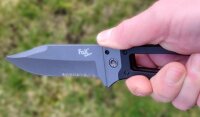 Messer Set - "Scorpion" -  G10 Griff - Schwarz - Kydex Scheide - Feuerstarter