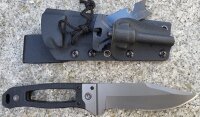 Messer Set - "Scorpion" -  G10 Griff - Schwarz - Kydex Scheide - Feuerstarter