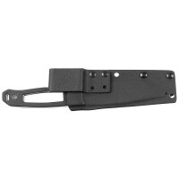 Messer Set - "Scorpion" -  G10 Griff - Schwarz - Kydex Scheide - Feuerstarter