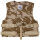 Britische Cover Combat Weste -  Größenverstellbar - Unisex - Desert
