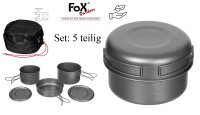 Titan Kochset - 5 Teilig - Netzbeutel mit Kordelzug -...