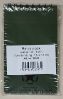 Meldeblock- Wasserfest - Klein