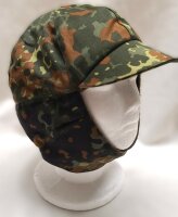 Deutsche Bundeswehr - Wintermütze - Original TL - Neuwertig - Flecktarn