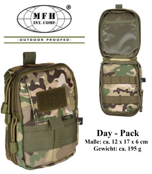 DayPack - EDC - Kompakt - Mollesystem - Leicht - Operation Camo