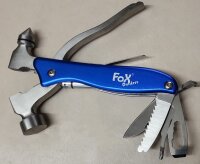 FoX Outdoor Werkzeugset "Worker" - 11 teilig - LED Lampe - Hammer - Säge