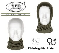 Multifunktionsschal - Rundschal - Oliv -...