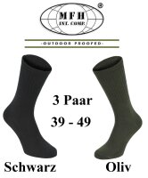 MFH US Army Socken - 3er Set - Plüschsohle - Weiche...
