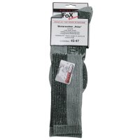 Wintersocken - "Polar" - THERMOLITE® - Extra Hoher Schaft - Oliv / Weiß