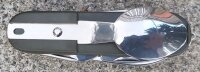 Taschenmesser - mit Gabel und Löffel - Steckbar - Glattschliff - Nylontasche inkl. Gürtelschlaufe