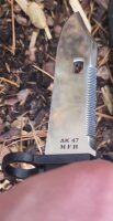 Bajonett - AK 47 - Klinge aus 3Cr13 Stahl - Schwarz