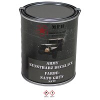 MFH Outdoorlack - Armylack - Kunstharz Decklack - Nato...