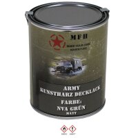 MFH Outdoorlack - Armylack - Kunstharz Decklack - NVA...