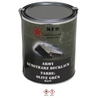 MFH Outdoorlack - Armylack - Kunstharz Decklack - Oliv...