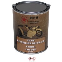 MFH Outdoorlack - Armylack - Kunstharz Decklack - Coyote...