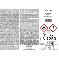 MFH Outdoorlack - Armylack - Kunstharz Decklack - Coyote Tan - Matt - RAL1011- ca. 1 Liter Dose