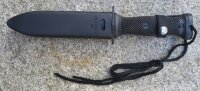 Kampfmesser - MK3 - geschwärzte Klinge mit Glattschliff + Sägerücken