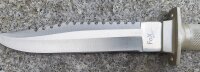 FoX Feldmesser - Klinge aus 3Cr13 Stahl mit Glattschliff + Sägerücken - Alu Griff