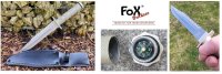 FoX Feldmesser - Klinge aus 3Cr13 Stahl mit Glattschliff...