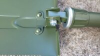 Bundeswehr Klappspaten - 3 teilig - auch als Hacke verwendbar