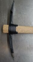 Schweizer Pionier Pickel - Metall - Spitz- und Flachhacke - Holzstiel