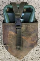Bundeswehr Klappspaten - 3 teilig - auch als Hacke verwendbar - Tasche Gebraucht