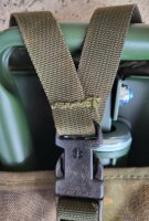 Bundeswehr Klappspaten - 3 teilig - auch als Hacke verwendbar - Tasche Gebraucht
