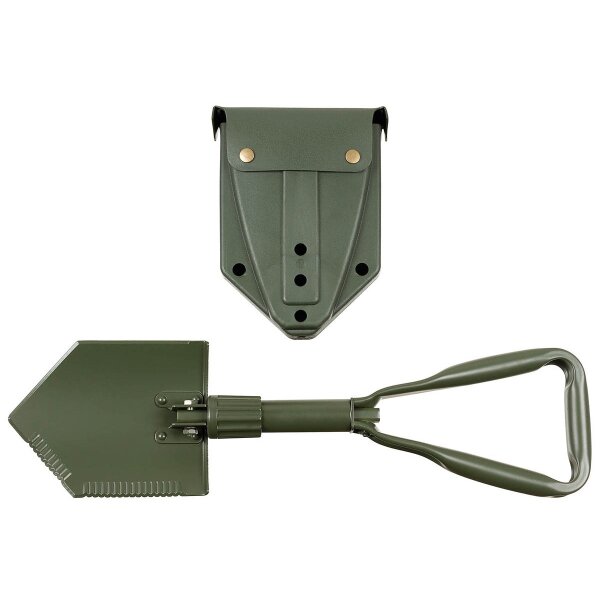 US Klappspaten - 3 teilig - auch als Hacke verwendbar - Tasche original USA - Neuwertig