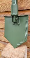 US Klappspaten - 3 teilig - auch als Hacke verwendbar - Tasche original USA - Neuwertig