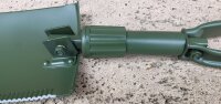 US Klappspaten - 3 teilig - auch als Hacke verwendbar - Tasche original USA - Neuwertig