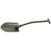 Schwedischer Klappspaten - Stahl - 2teilig - Oliv - Blatt...
