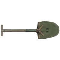 US T-Spaten - M10 - mit Canvashülle - Oliv