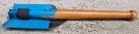 Rumänischer Klappspaten - Holzstiel - Blau - Original Militär