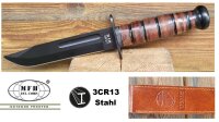 USMC Kampfmesser - geschwärzte Klinge aus 3Cr13...