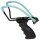 Steinschleuder / Zwille "Deluxe" - stabiler Metallrahmen - HighTec Gummiband - ergonomisch geformter Griff + 200 Metallkugeln