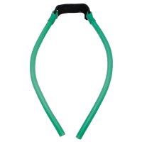 Steinschleuder / Zwille "Fun" - stabiler Metallrahmen - HighTec Gummiband - ergonomisch geformter Griff - Erstatzgummi + 200 Eisenkugeln