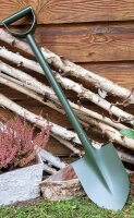 Schaufel - Typ I -  D-Griff - Stahl - Schaufelblatt mit Trittkannte