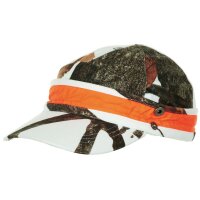 US Cap - Schirmmütze - Hunter-Snow - orange Leuchtstreifen - Geräuscharm - Wind- / Wasserdicht - Atmungsaktiv
