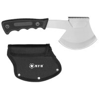 Hammer - Beil mit Gummigriff und Hammerfläche - Gewicht mit Scheide: ca. 550 g