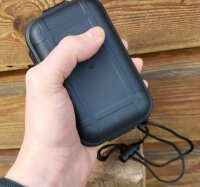 Box - Kunststoff - Klein - Schwarz - Wasserdicht - Schlagfest -  ca. 60g