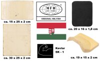 Original Kevlarplatten SK1 - Schusssicher -verschiedene...