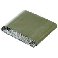 Notfall - Rettungsdecke - Silber- / Olivbeschichtet -...