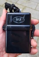 Kleine Box - Schlagfester Kunststoff - Wasserdicht - Schwarz - Schnappverschluss