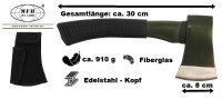 Axt "Deluxe" - Klein – Fiberglasstiel -...