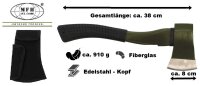 Axt "Deluxe" - Mittel – Fiberglasstiel -...